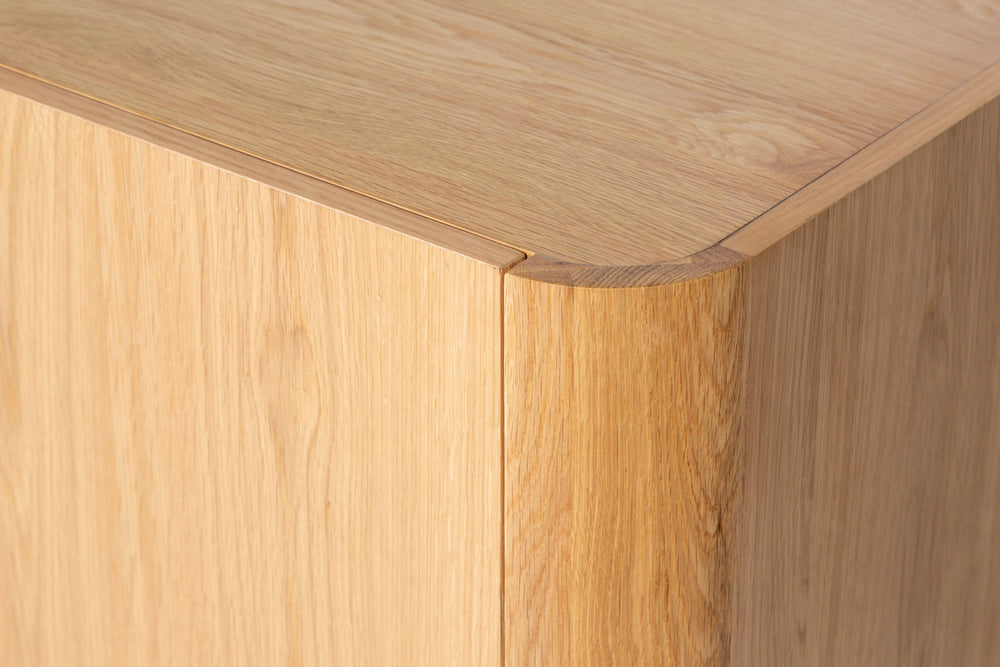 Meuble télé 155cm chêne naturel SIROCCO