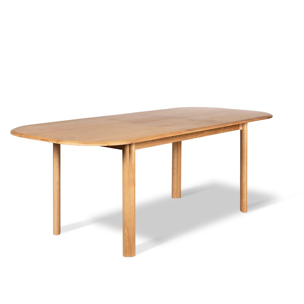 Table repas 160cm avec allonge chêne naturel SIROCCO