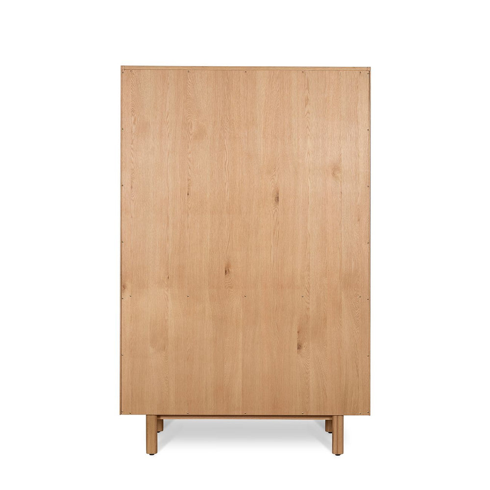 Vitrine 4 portes 2 en verre et 2 en bois SIROCCO