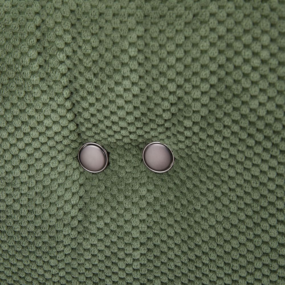 Fauteuil relax tissu vert foncé