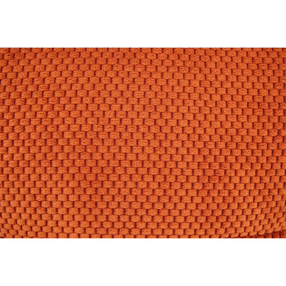 Fauteuil relax tissu terracotta