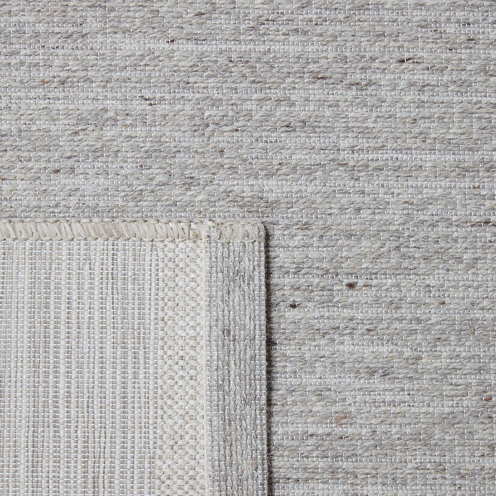 Tapis polypropylène gris clair 160 x 230 cm Soft