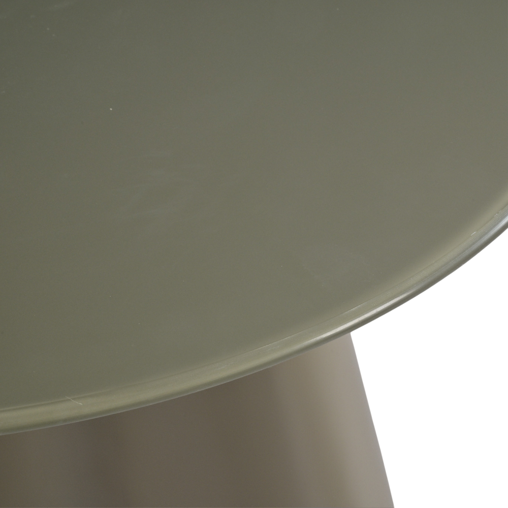 Table basse D60 en verre vert mat