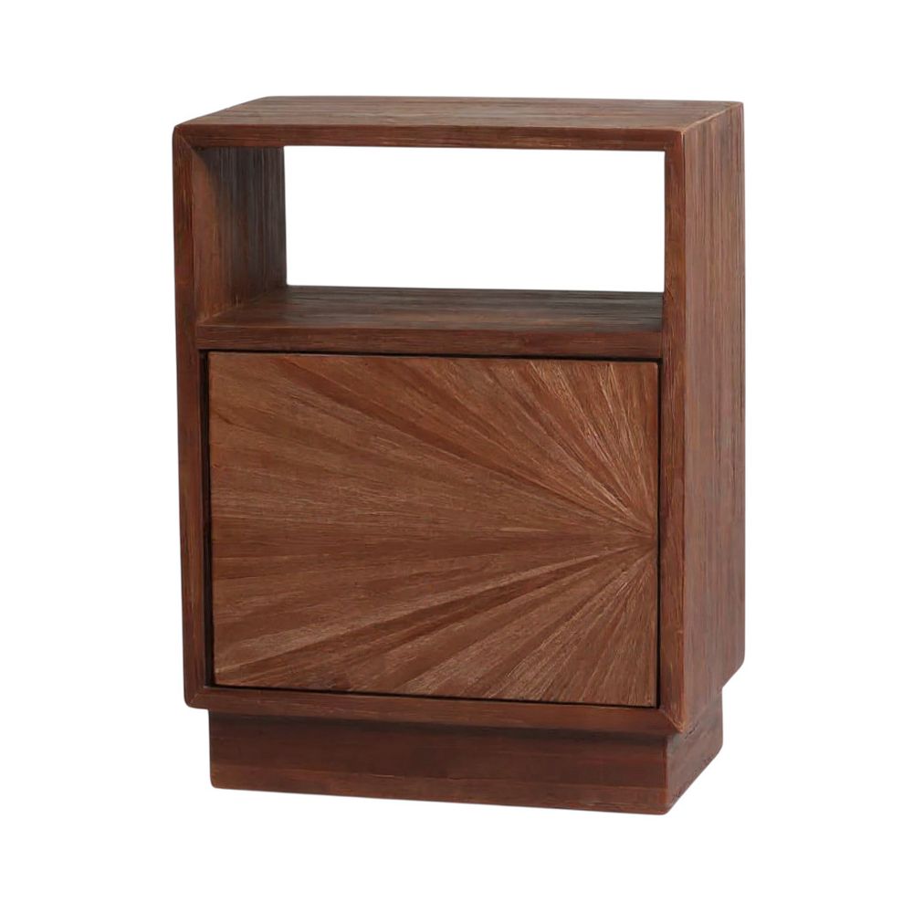 Table de chevet, 1 porte, 1 niche