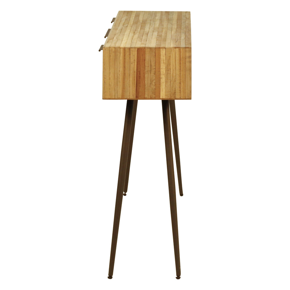 Console teck recyclé 120cm WOODY