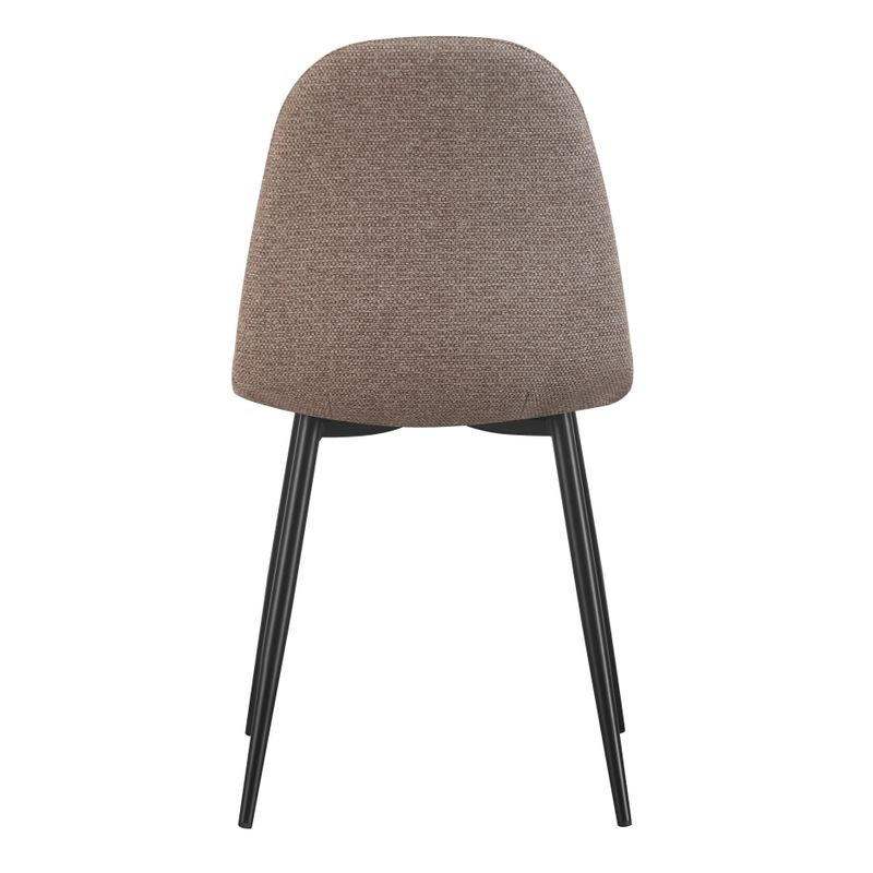 Chaise repas tissu taupe