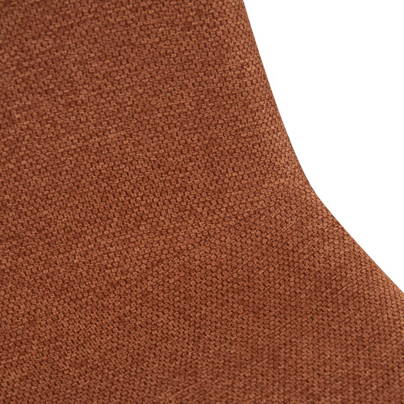Chaise repas tissu caramel