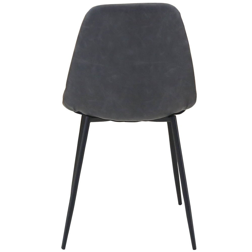 Chaise noir vieilli